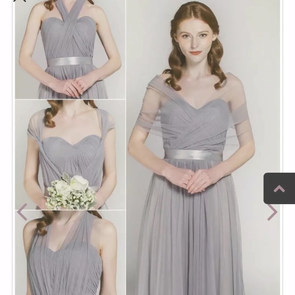Tile and Chantilly Bridesmaid Dress